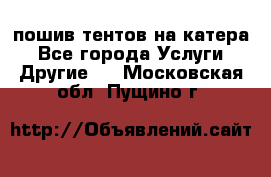    пошив тентов на катера - Все города Услуги » Другие   . Московская обл.,Пущино г.